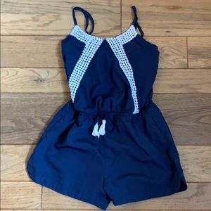 Girls jumper with lace detail